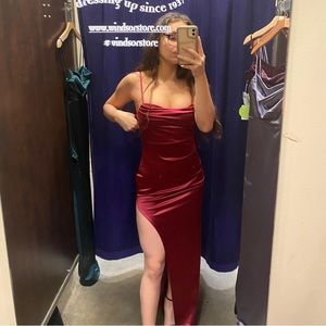 Red prom dress